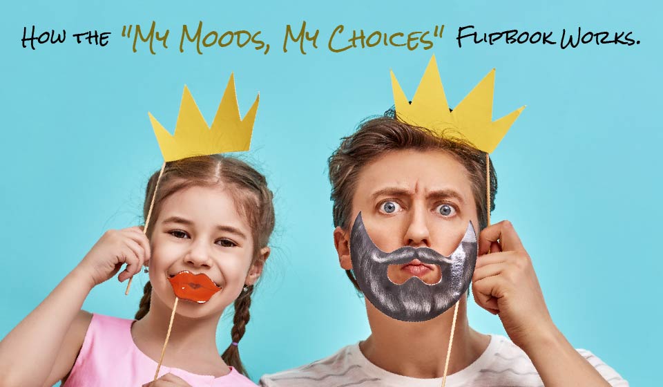 How the My Moods, My Choices Flipbook Works